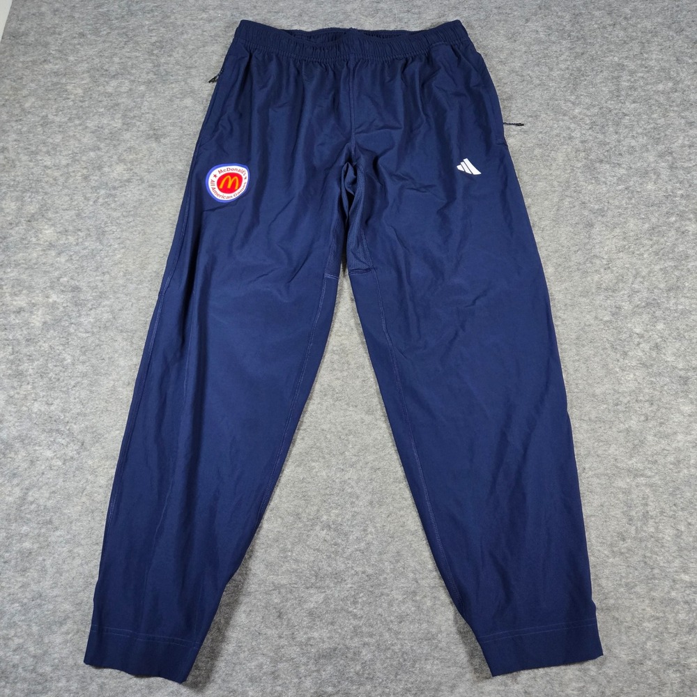 Adidas Mens Navy McDonald's All American Games Aeroready Track Pants L
